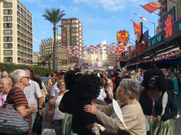 Once the official Benidorm fiestas finish in November , the unofficial British fancy dress party starts on the Thursday. One of the greatest highlights of the year, and a must for all to take part and dress up. As you can see our visitors have to gone to great efforts to showcase a spectacular day of fun, colour and a tremendous atmosphere